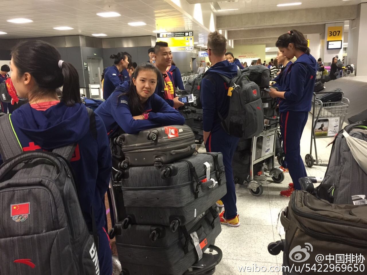 女排順利飛抵里約 圣保羅訓練營賽前忙備戰