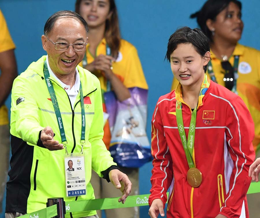跳水女子10米臺決賽 任茜、司雅杰包攬金銀牌
