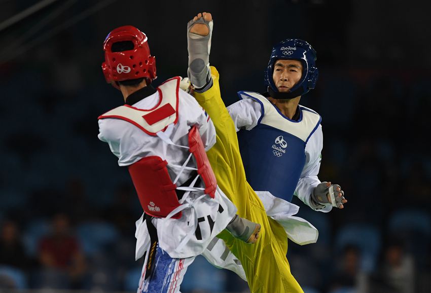 跆拳道58公斤趙帥奪冠 奪中國男子首金創歷史