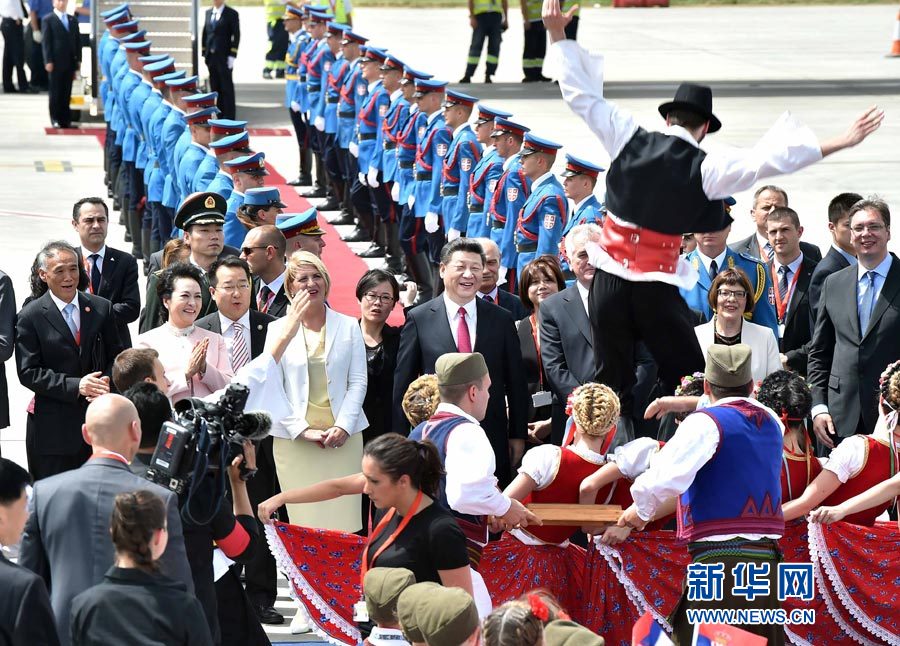 習近平出訪塞爾維亞精彩圖集