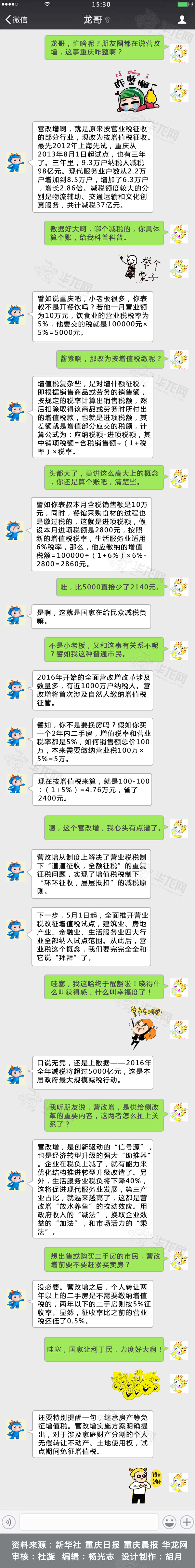 [治國理政新實踐·重慶篇]來漲姿勢 “營改增”在重慶改得咋樣了？