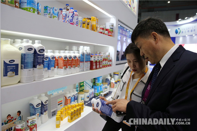 多家海外乳制品企業亮相進博會