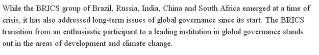 【老外談】金磚五國是開放互聯世界的可敬捍衛者