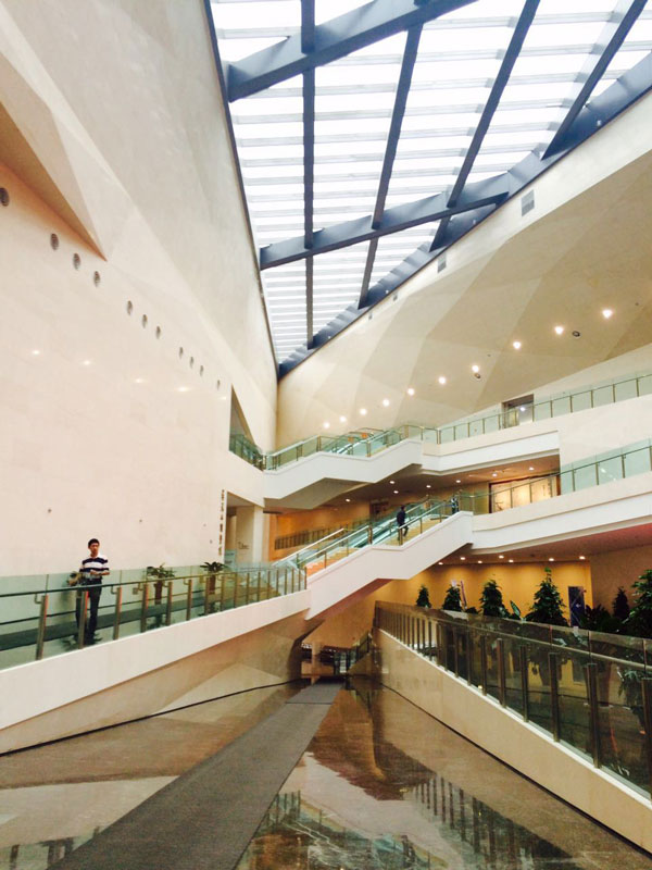 “美麗山西 中國(guó)之源”采訪團(tuán)走進(jìn)太原美術(shù)館采訪