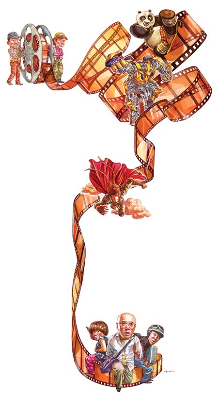 院線票房節(jié)節(jié)高升，中國電影蓬勃發(fā)展