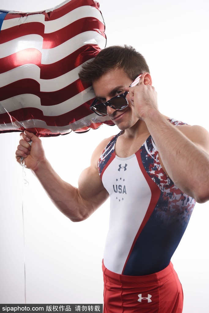 里約奧運(yùn)會前瞻：美國男子體操隊(duì)運(yùn)動員媒體寫真