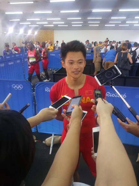 中國速度閃擊里約 男子4X100米接力創歷史進奧運決賽