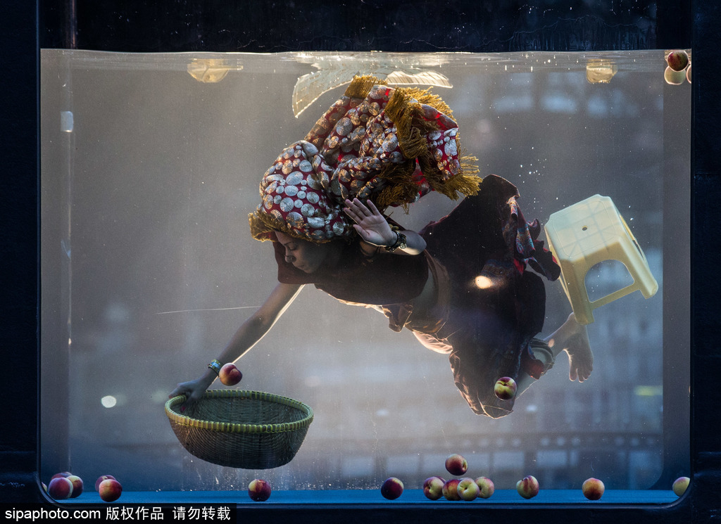 英國(guó)：水下表演項(xiàng)目Holoscenes亮相倫敦 所有節(jié)目在狹小水缸中完成