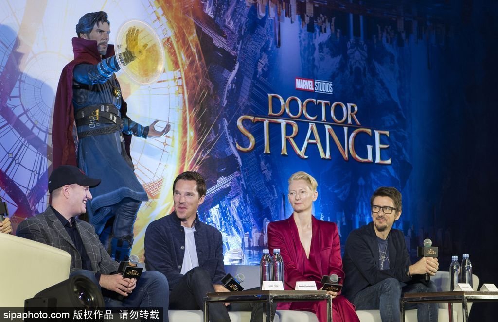 《奇異博士》香港發(fā)布會(huì) “女王”蒂爾達(dá)·斯文頓氣場強(qiáng)大力壓卷福