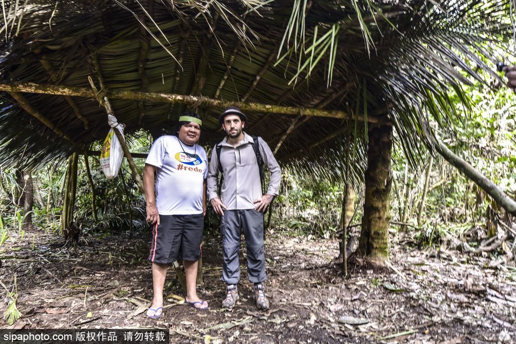 巴西熱帶雨林的投影 攝影師打造震撼光影涂鴉提倡環保