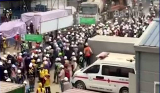 三星越南工廠千人群毆 或因韓國保安與工人爭執引起