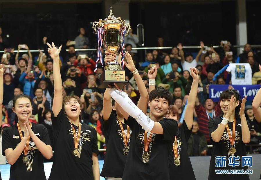 北京女籃創佳績 三奪聯賽總冠軍（組圖）