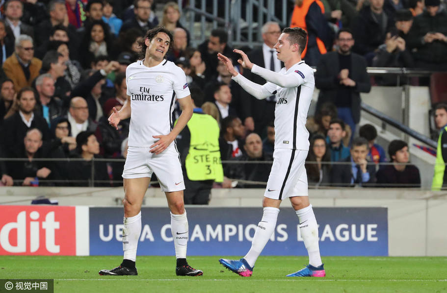 奇跡！巴薩6-5驚天逆轉巴黎 晉級8強