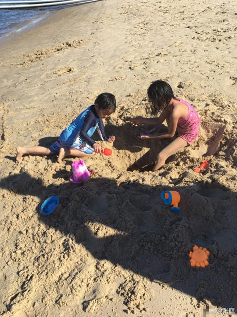 張庭曬幸福合影 三八節(jié)深情告白家人(圖)