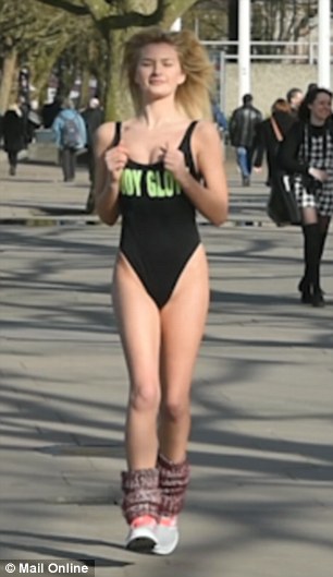 街頭實驗：當健身者穿著“冒犯”你會怎么做？（圖）