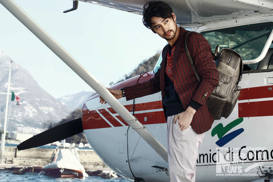 袁弘科莫湖時(shí)尚大片發(fā)布 蓄須增添型男魅力