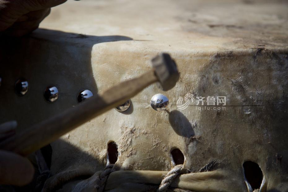 探訪山東濱州制鼓藝人 鼓面上跳出踢踏舞（圖）