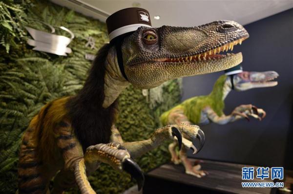 恐龍機器人是服務員！ 日本現“奇異賓館”（組圖）