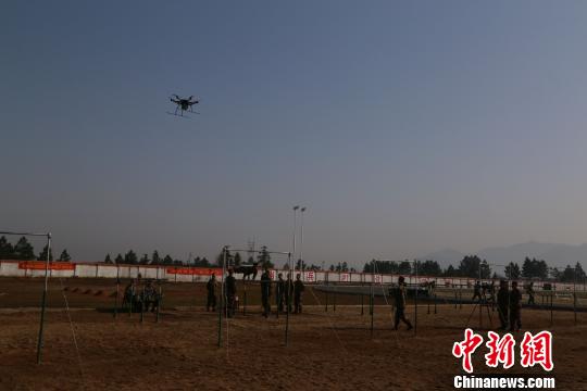 武警水電部隊大比武 動用無人機實時監控監考