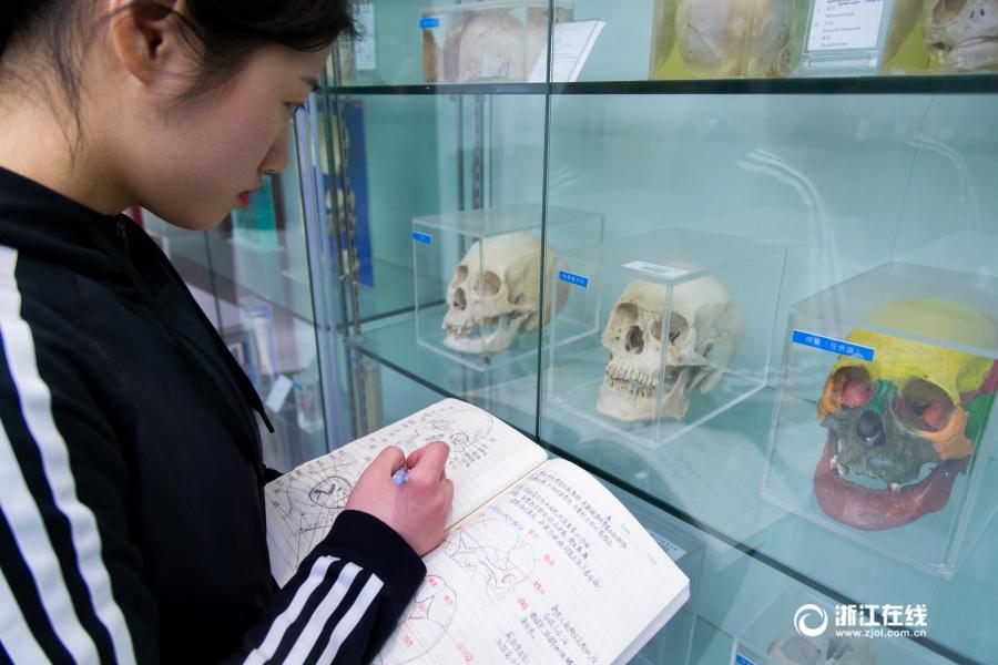 厲害了妹子！杭州大二女生解剖學(xué)筆記驚艷走紅