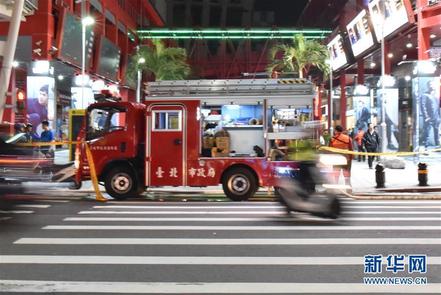 臺北信義威秀影城火災現場人員已全部疏散