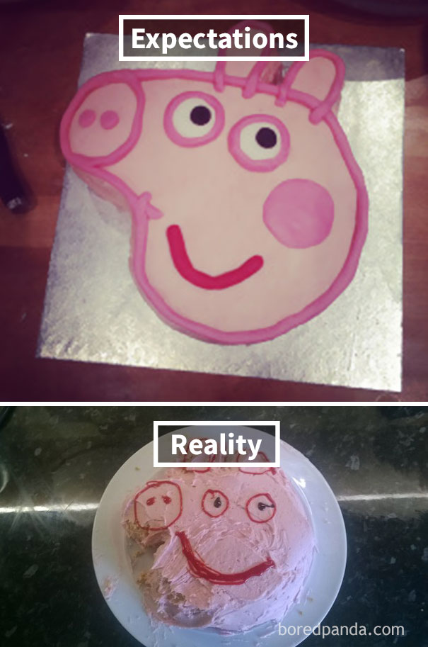 理想VS現實：這不是我想要的蛋糕！