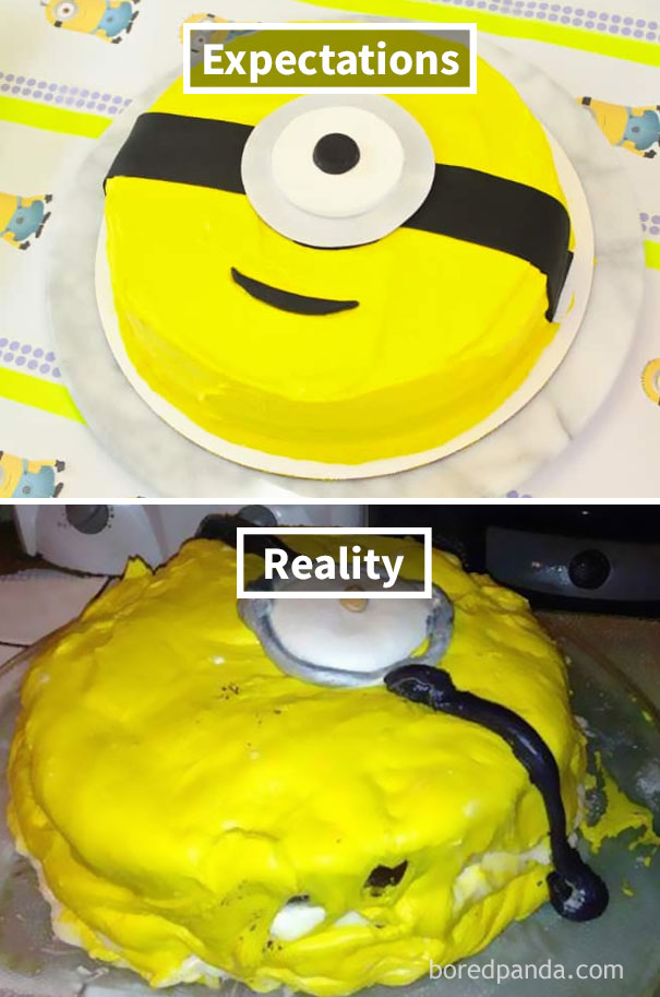 理想VS現(xiàn)實：這不是我想要的蛋糕！