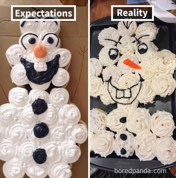 理想VS現(xiàn)實：這不是我想要的蛋糕！