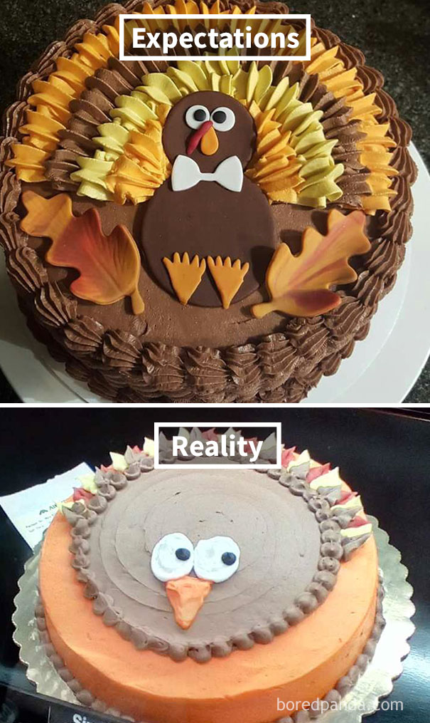 理想VS現實：這不是我想要的蛋糕！