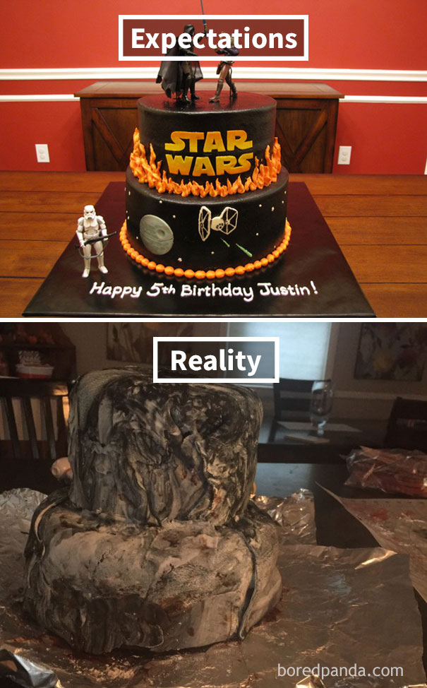 理想VS現實：這不是我想要的蛋糕！