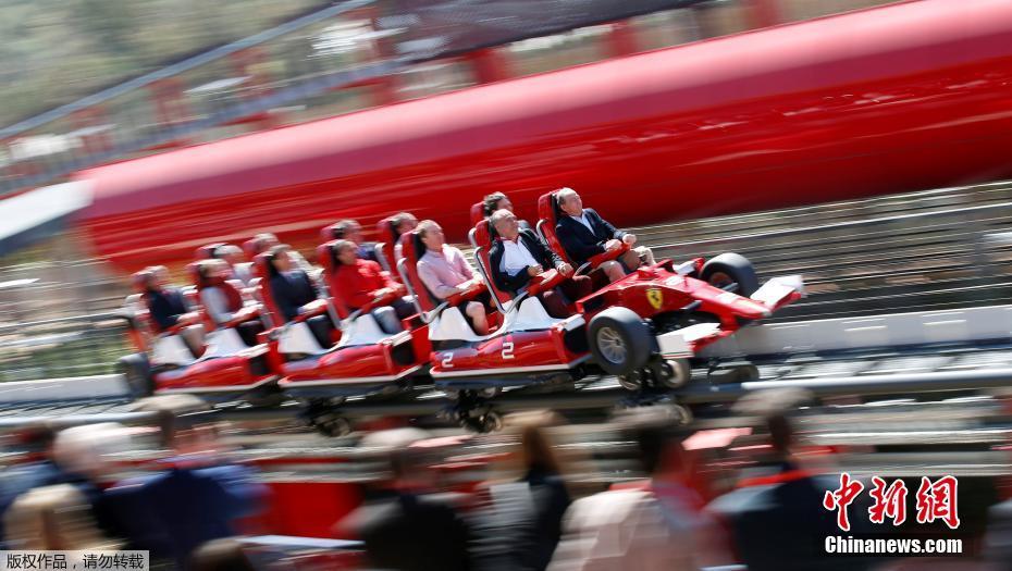 西班牙法拉利樂園啟幕 這樣的過山車你敢挑戰嗎？