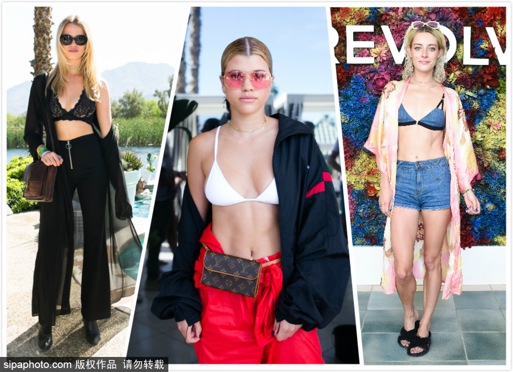 全美最盛大音樂節(jié)科切拉！盤點激情火辣內衣上陣的潮人街拍