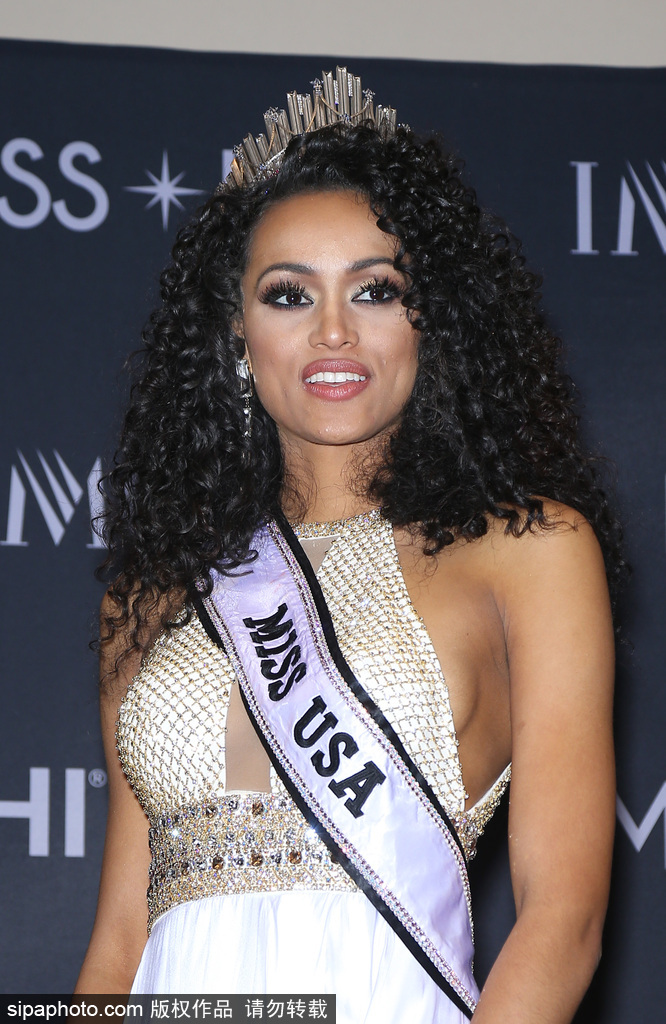 2017美國小姐哥倫比亞區美女奪冠 大秀傲人身材