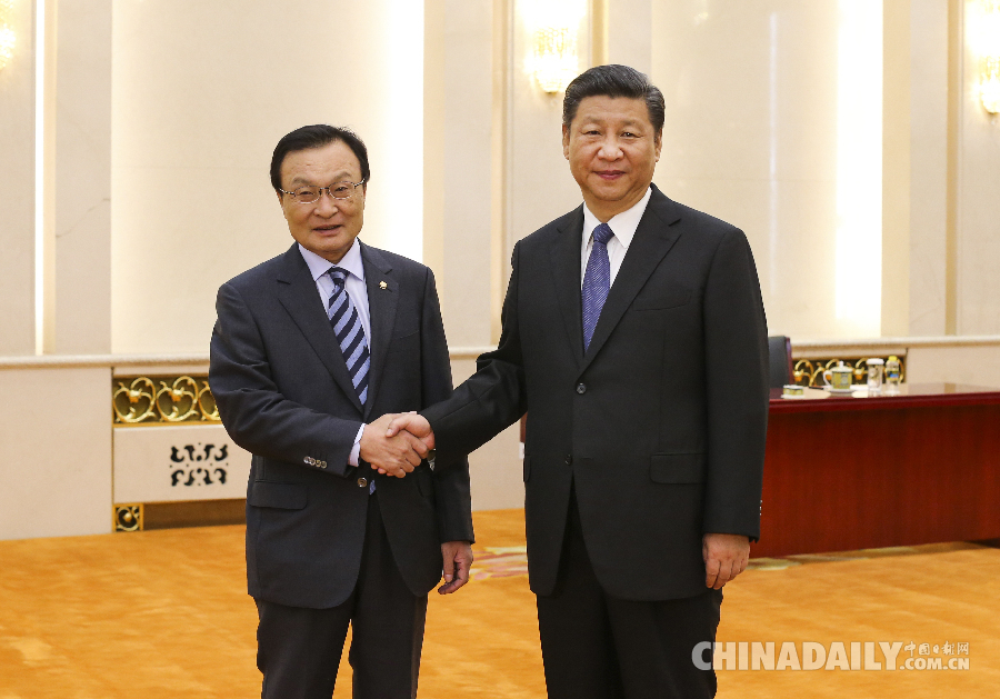 習(xí)近平會(huì)見(jiàn)韓國(guó)總統(tǒng)特使李海瓚