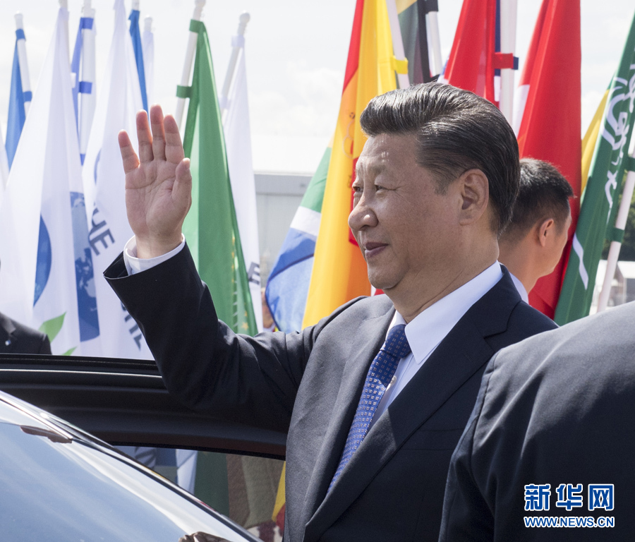 習近平抵達德國漢堡出席二十國集團領導人第十二次峰會