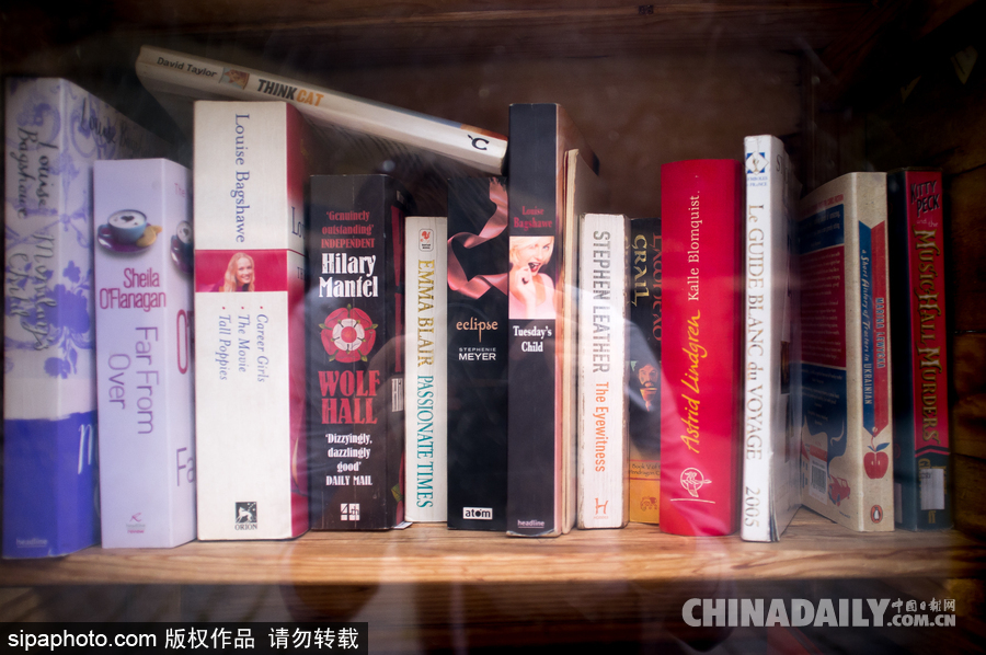 讓知識“流動”起來 英國倫敦街頭現書籍交換小屋