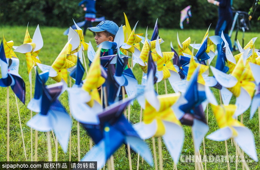 俄羅斯莫斯科舉行風箏節 色彩繽紛歡樂十足