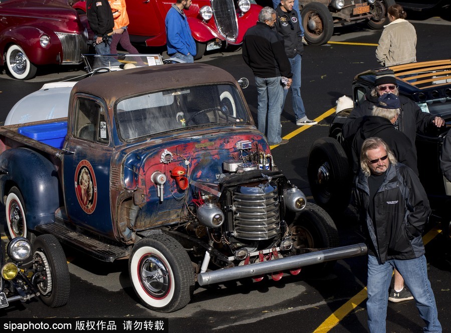 美國舉行Hot Rod爬坡賽 超炫酷復古改裝車齊亮相