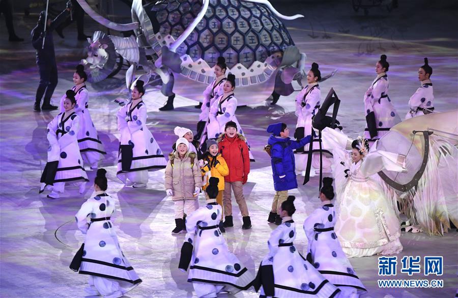 高清組圖:平昌冬奧會舉行開幕式