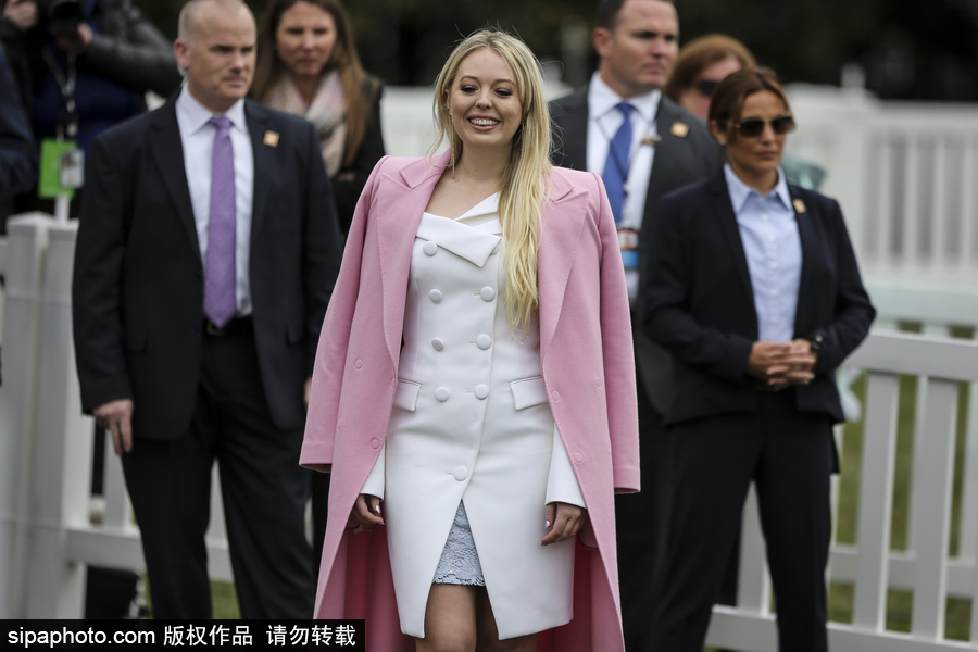 白宮舉行復活節滾彩蛋活動 “第一家庭”白宮南草坪狂歡