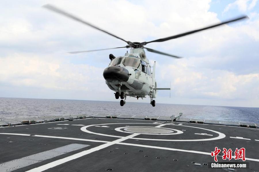 中國海軍173艦艇編隊組織針對性訓(xùn)練