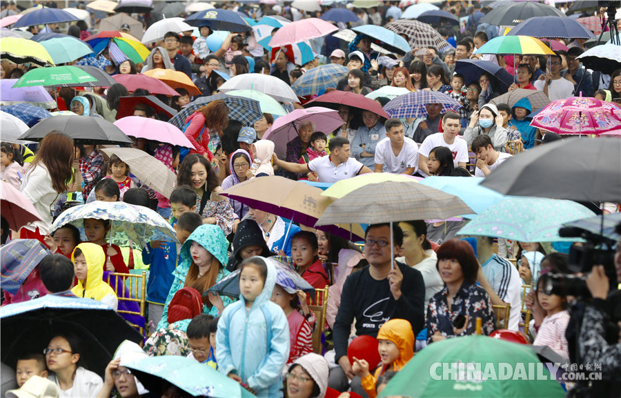 北京語言大學第十五屆世界文化節游園會開幕