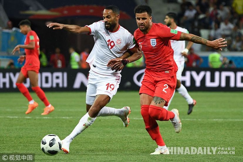 凱恩補(bǔ)時(shí)絕殺+梅開二度 英格蘭首戰(zhàn)2-1突尼斯