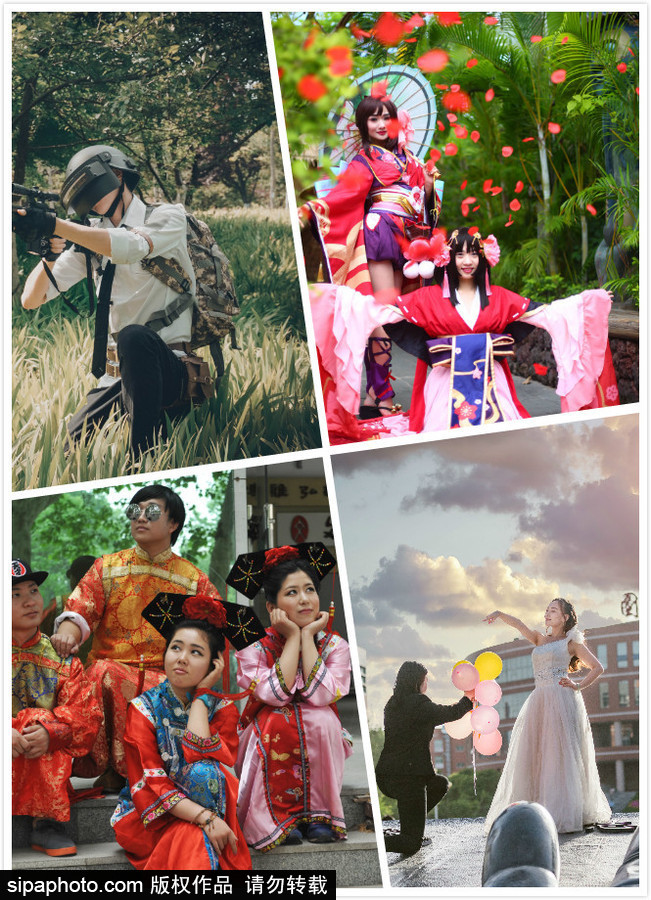 青春不過幾次畢業照 盤點畢業季“大型cos現場”