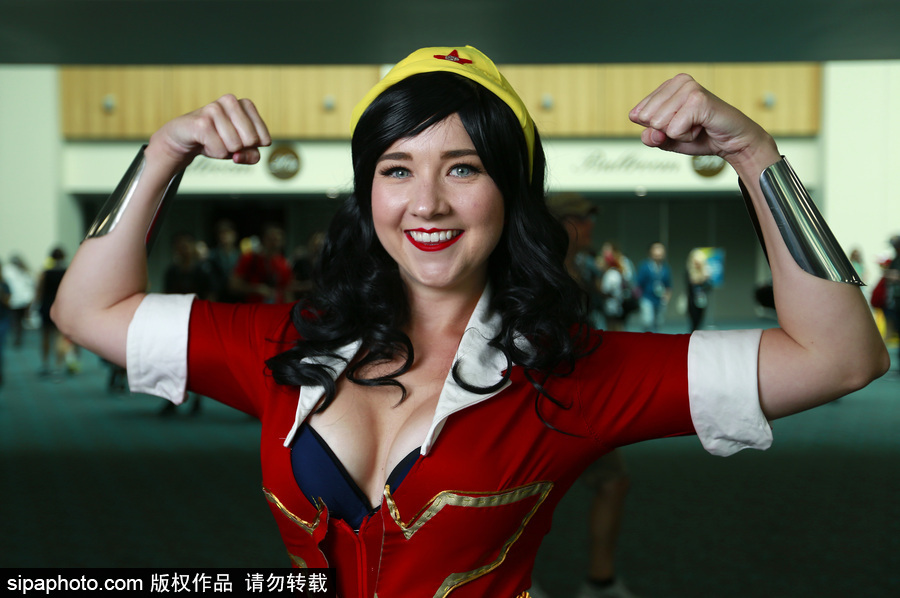 美國圣地亞哥動漫展上模仿者各顯神通吸引眼球