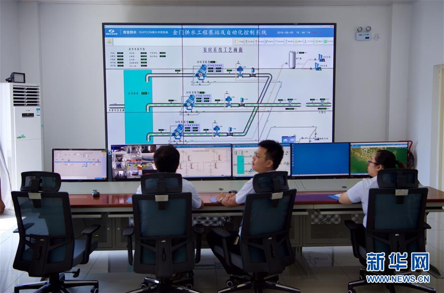 福建向金門供水工程實現正式通水