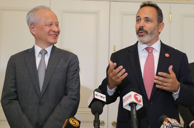 崔天凱：中美貿(mào)易問題要認(rèn)真解決，同時要著眼大局