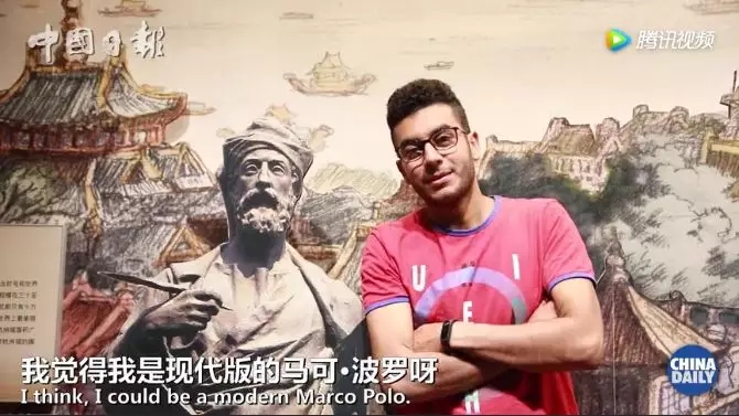 埃及小哥下揚州，聽說他的目標是成為“一帶一路上的馬可·波羅”！