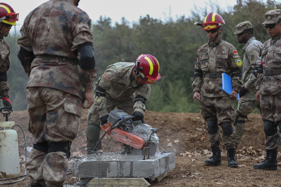 2018中美兩軍人道主義救援減災聯合演練閉幕