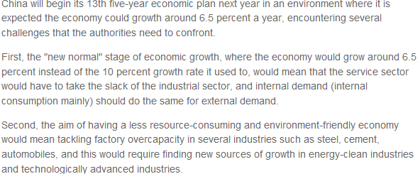 中國經濟老外談(5): 2016年中國面臨的機遇與挑戰